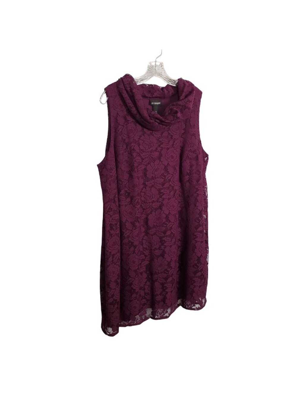 Lane Bryant NEW Plus Size 20 Dress Sleeveless Cowl Lace Floral Elegant Party